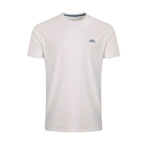 Weird Fish Mens Hooked Brand T-Shirt / Chalk